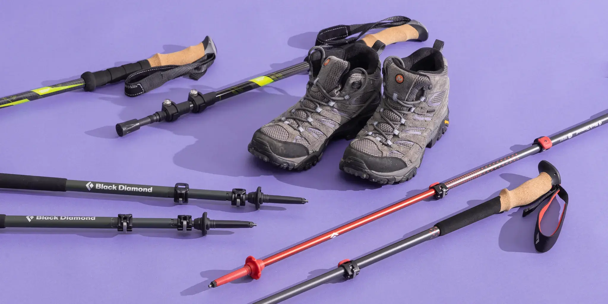 Boots and Trekking Poles for Trekking