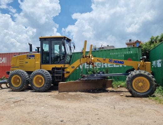 Loader and Grader for Rent at Mayadevi Construction